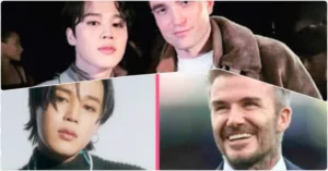 Foto Jimin BTS bersama Robert Pattinson hingga David Beckham di Paris Fashion Week